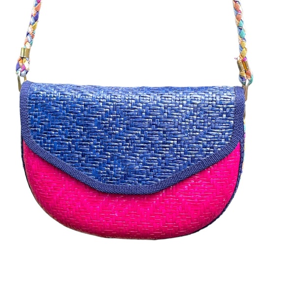 VINTAGE Novelli of florence ennelinea straw purse/bag - Picture 2 of 10